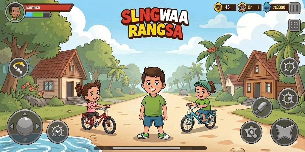 rp8 - Tampilan level dengan grafis yang menakjubkan.