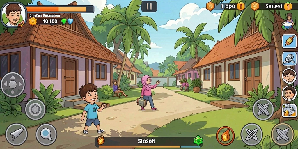 v98 - Sistem level yang menantang dan seru.